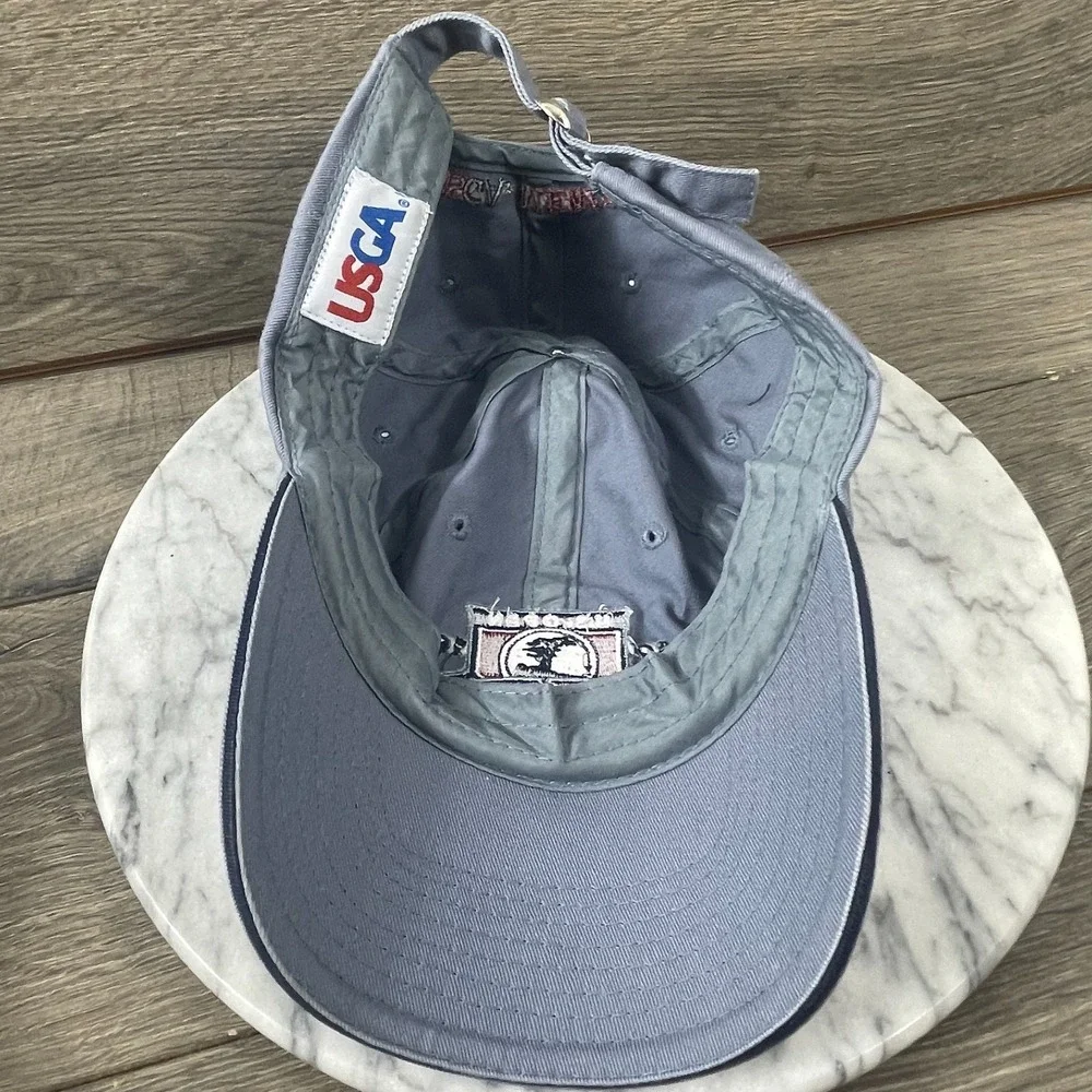 2010 US Open Pebble Beach Golf Hat‎ Members Cap USGA Adjustable Strapback Blue